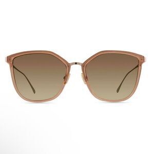 DEREK LAM Designer Brown Nicole Geometric Frame Sunglasses. EUC!